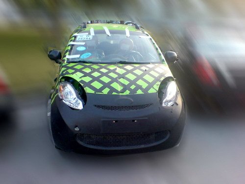 【图】奇瑞QQ2\/QQ5轻度伪装谍照_奇瑞QQ 3