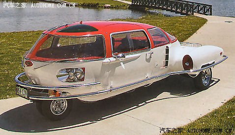 【图】造型如同一架小型飞机的怪异老爷车_麦