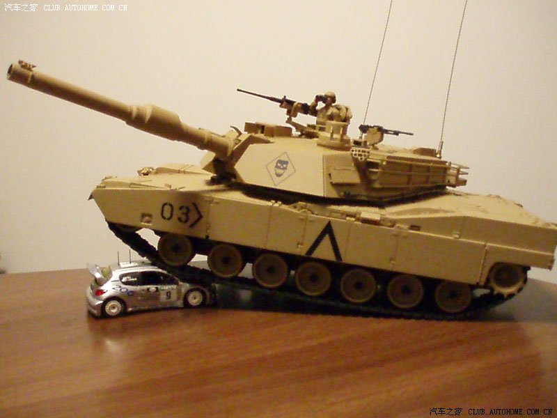 【图】义愤填膺!开着坦克就把德、法车给压了