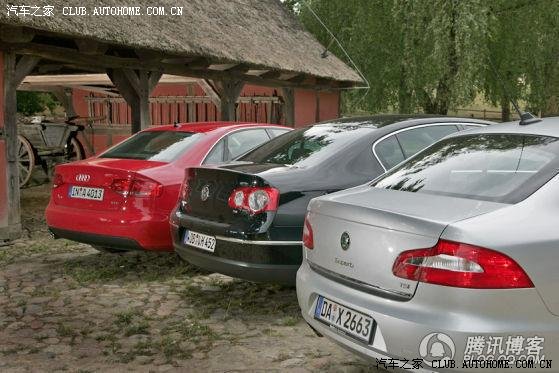 【图】迈腾屁股讨论,与速派、辉腾比较