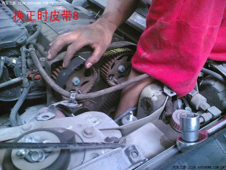 4s店 老爱(16v)换正时皮带(图解)_爱丽舍论坛_手机之