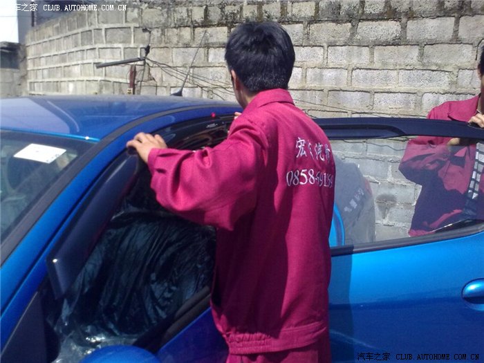 贵州人云南买车实录及安装发动机护板、雨档、
