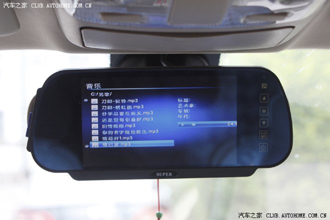 【图】安装了车内后视镜显示器_哈弗H3论坛_兰德酷路泽大屏幕导航图片
