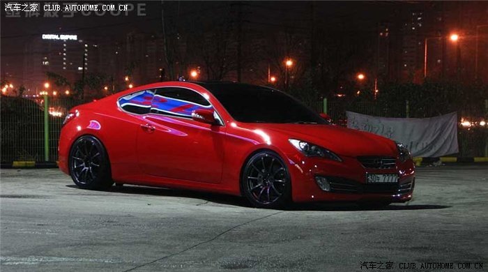 【图】红色lk配啥颜色轮毂好看?还有车顶喷黑