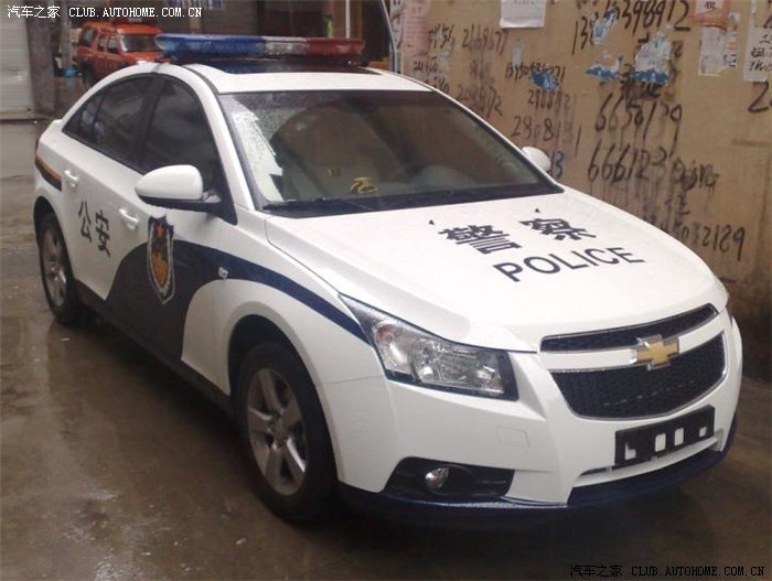 中国警用科鲁兹制式警车亮相