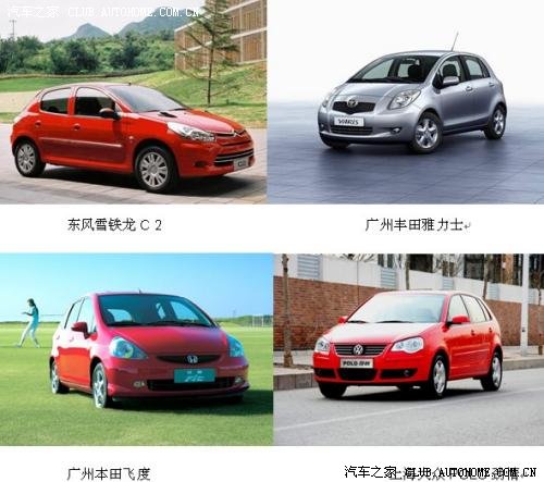 【图】C2、POLO、飞度、雅力士综合油耗PK