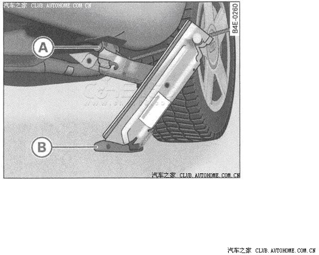 【图】新宝来换轮胎顶哪里?