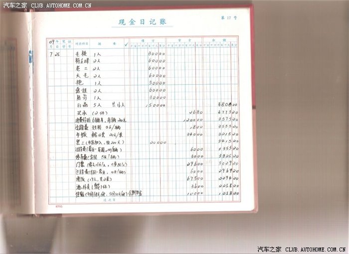 专业的会计，看看大家的账目。此会计就是艳艳大姐非常详细账本，流水账