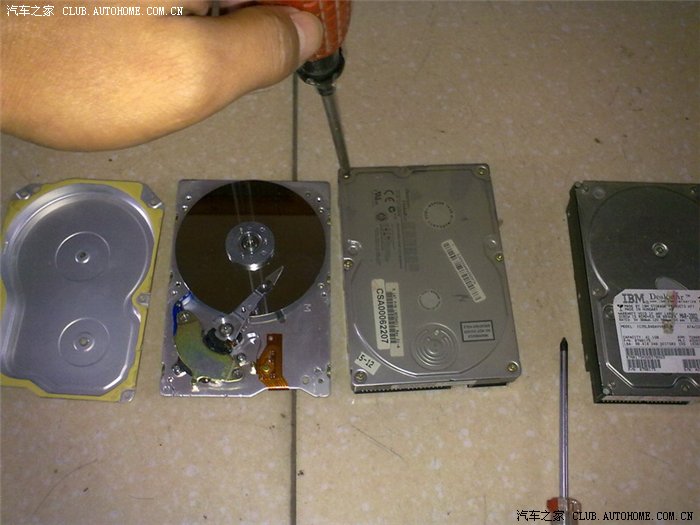 【图】拆硬盘磁铁,放机滤和油底壳_众泰2008
