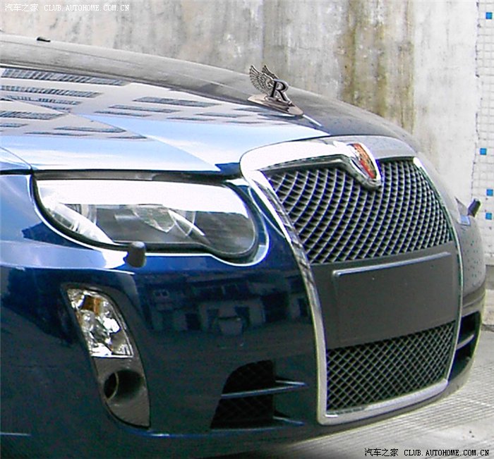 荣威汽车图片大全外面立标 上汽荣威车标大全