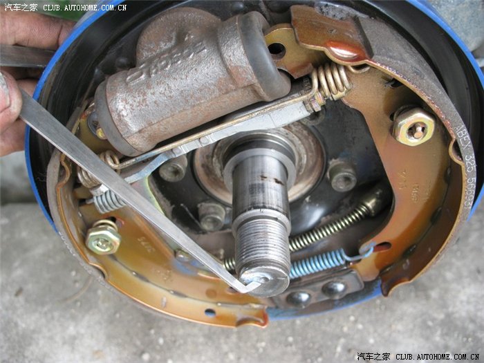 富康1.4 8v 后鼓刹改碟刹低成本方案实施中