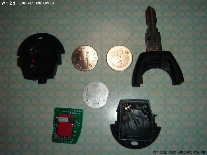QQ3摇控钥匙拆卸及电池更换(多图解)_奇瑞QQ