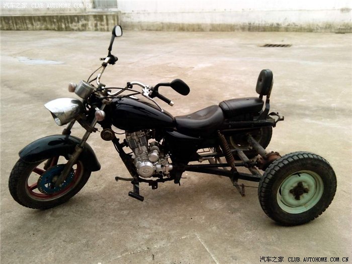 【图】看看高人 自制三轮摩托!