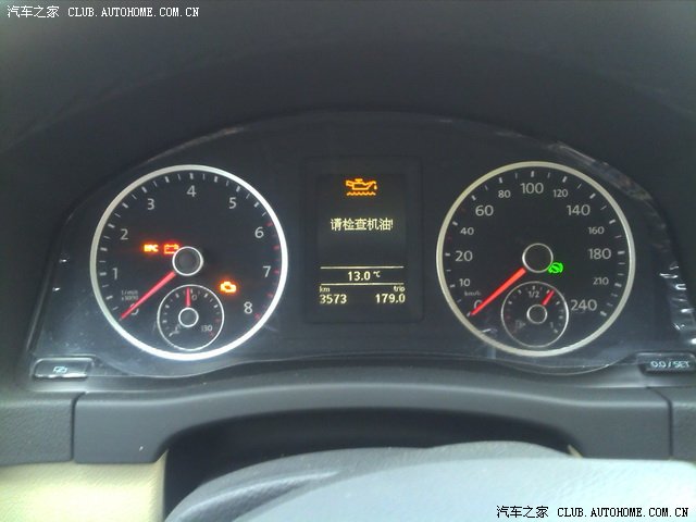 【图】我的车为什么3500公里机油灯报警 有图