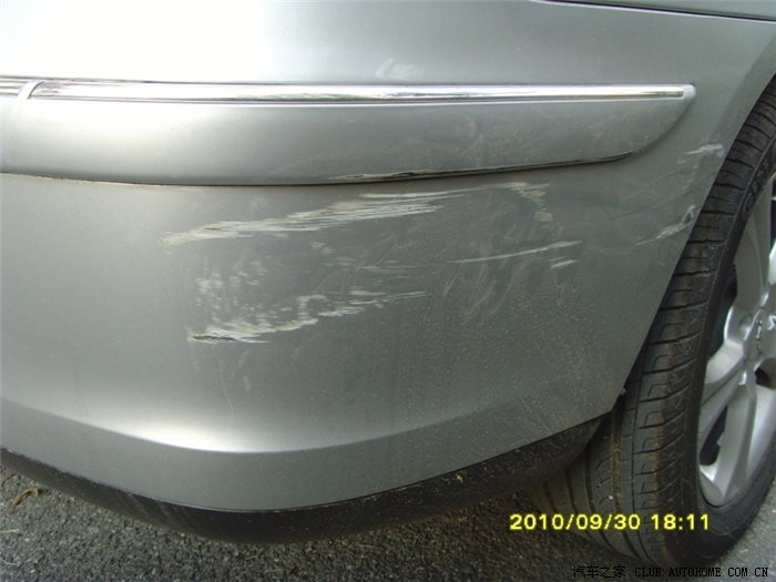 【图】新A3处女刮擦和维修作业以及暂时感受