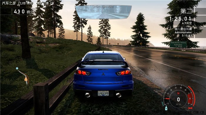 【图】极品飞车nfs14里的evo X和STI