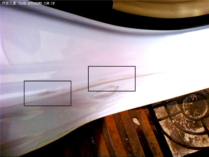 【图】密封条把车门框蹭下印子了,怎么办,有图