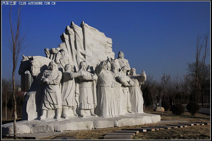 【图】银川海宝公园里的历史文化名人雕塑.