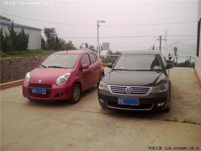 【图】拓拓和帕萨特新领域的合影~拓拓并不小