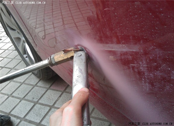 【图】今天老婆开车门撞到消防栓,一个窝,没办