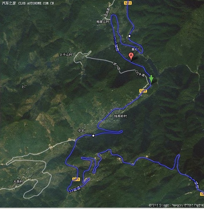浙江四明山樱花观赏及山路弯道体验自驾游宁波