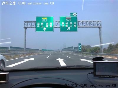出东莞的路上,潮莞高速