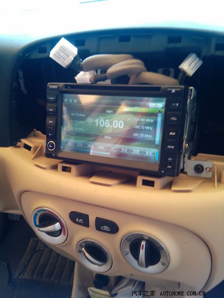 【图】DVD导航安装作业