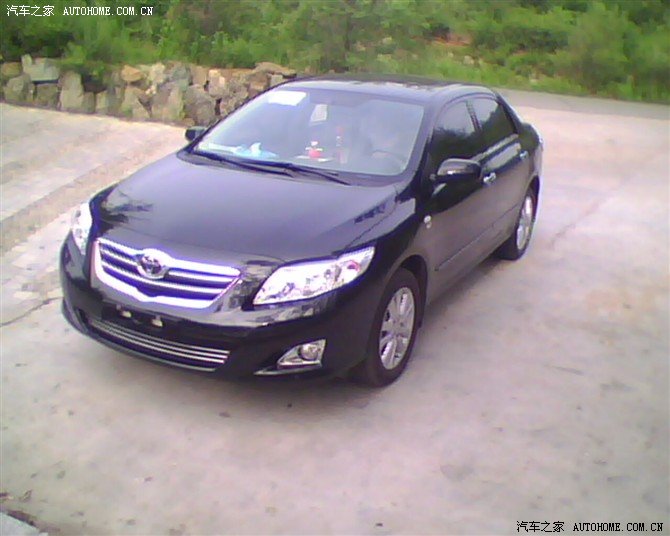 07款黑色卡罗拉1.8MT作业