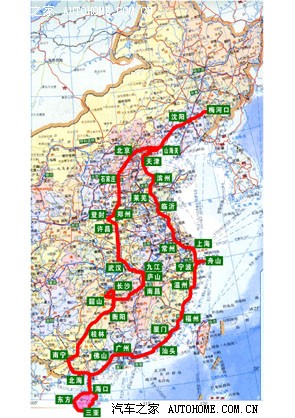 精 2011春节全家奥德赛自驾游吉林梅河口至三亚全纪录