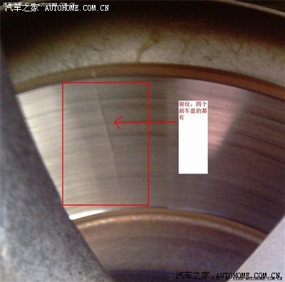 大家查查看自己的刹车盘