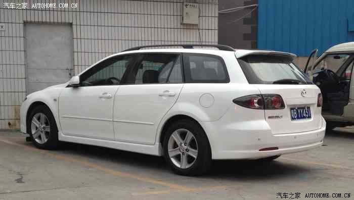 【图】旅行版马六改珍珠白_马自达6论坛