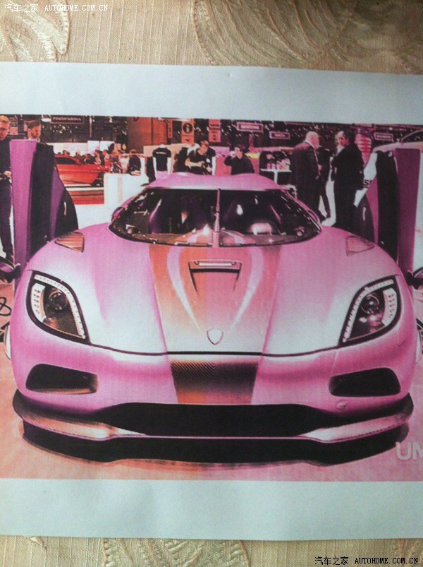 【图】实拍柯尼塞格AgeraR,这个颜色很少见_