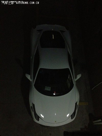 【图】圆梦!白色458 italia正式作业!(更新夜晚照