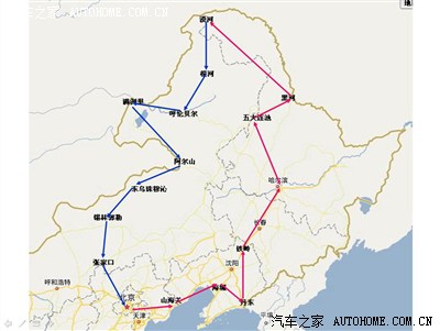 这是旅行线路图