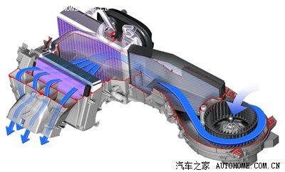 哪位高人知道空调蒸发器在哪里?最好有图片