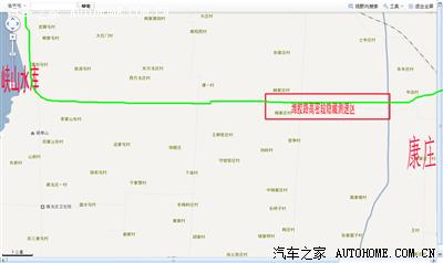 高密潍胶路,从潍坊过来峡山水库往东过了河