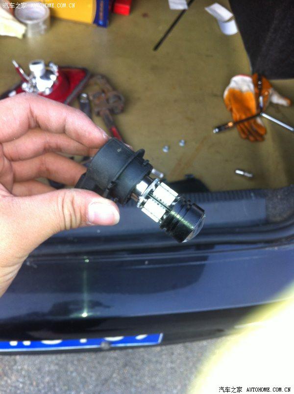 迈腾b6换led示宽灯,流氓倒车灯作业