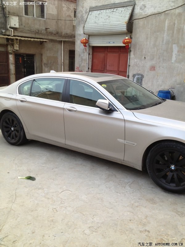 【图】轮毂改色_宝马7系论坛