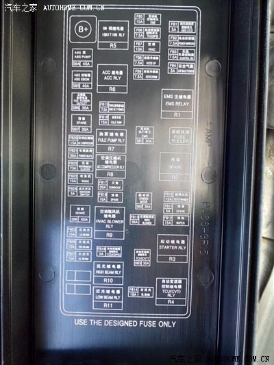 奇瑞a516实力型 保险盒照片与说明