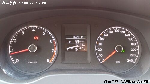 【图】新速腾1.6AT平均油耗,巡航定速真乃神器