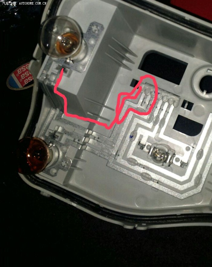 【图】摄像头接倒车灯的好地方_POLO论坛