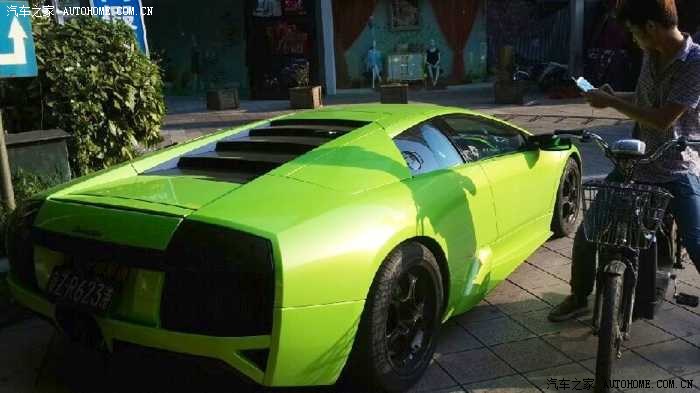 【图】杭州西湖停车场实拍兰博基尼。_黑龙江