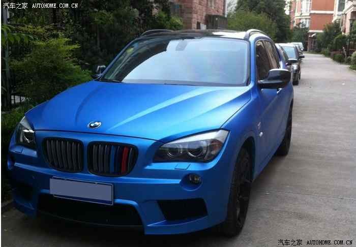 【图】想贴改色膜_宝马X1论坛