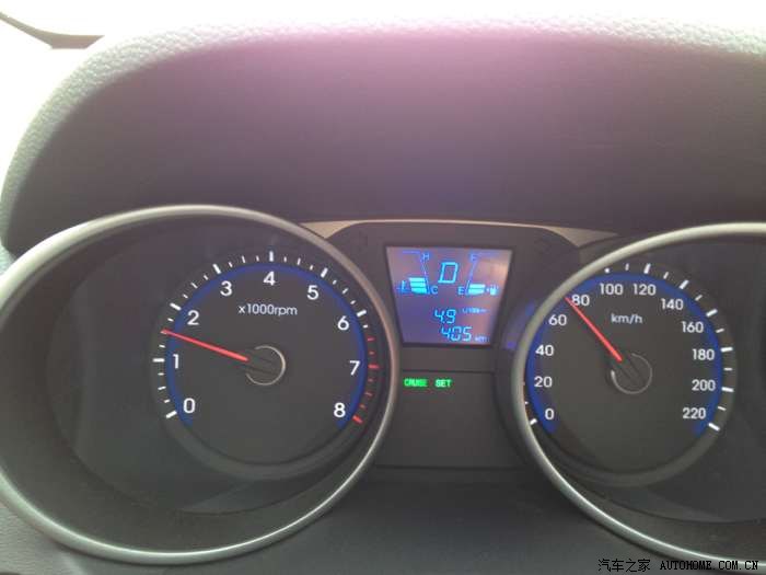 【图】IX35定速巡航省油啊!_北京现代ix35论坛
