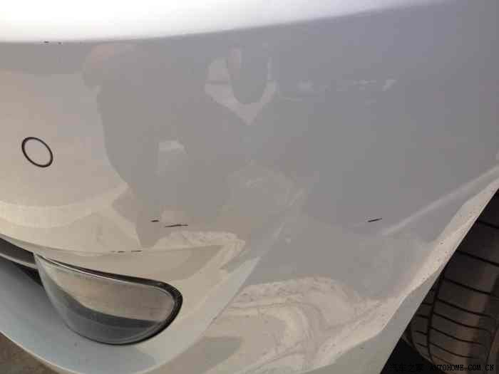 【图】新车被蹭了 好心疼!求安慰!_宝马5系论坛