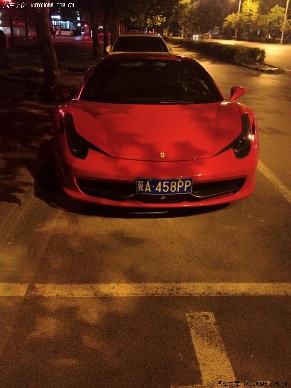 【图】抓拍夜晚石家庄街头法拉利…