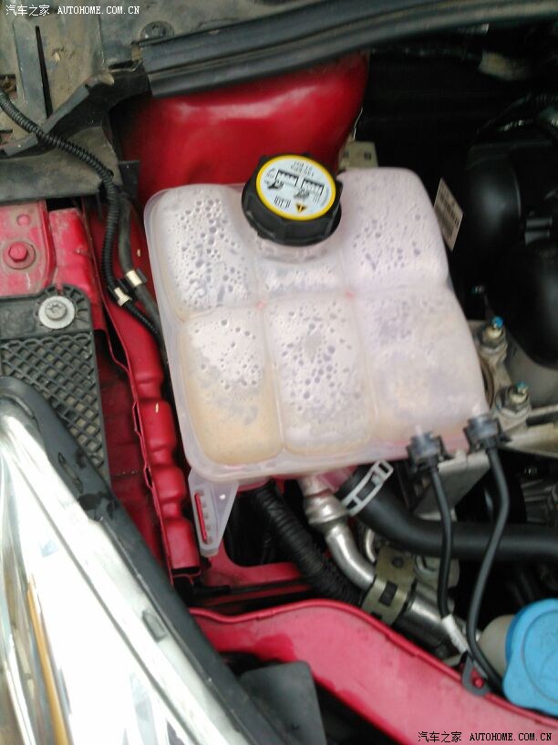 【图】新福克斯水箱进机油事件记录.