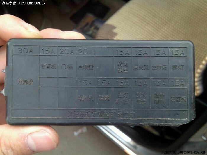 北斗星保险盒盖