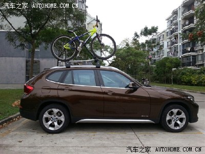 【图】原厂行李架+山地车+开门感应bmw logo