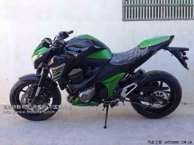 【图】纠结啊!大贸川崎Z800上完牌 13万 该不